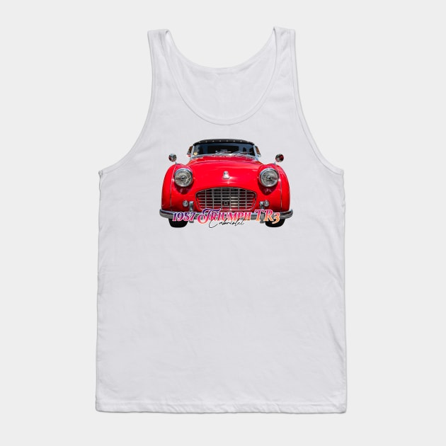 1957 Triumph TR3 Cabriolet Tank Top by Gestalt Imagery